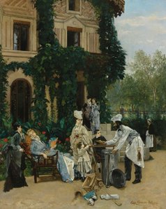 クレープメーカー 作： Louis Robert Carrier Belleuse